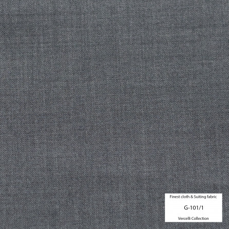 G101/1 Vercelli VIII - 95% Wool - Xám bạc